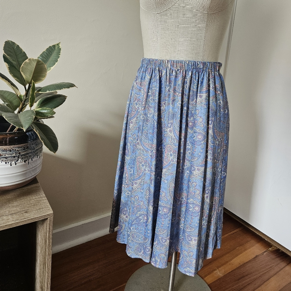 Vintage Paisley Skirt